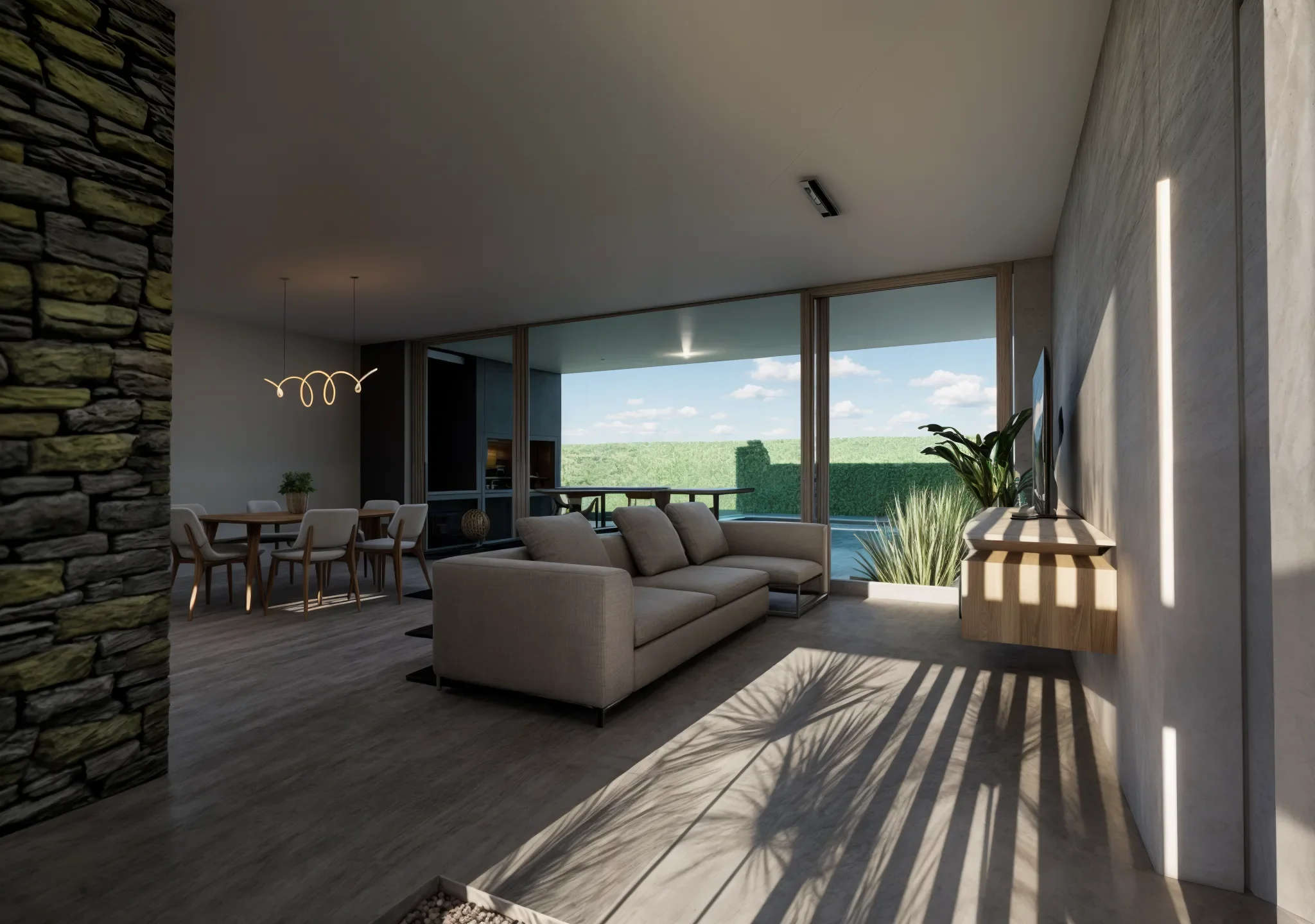 Vivienda Lucas — interior día, vista 2